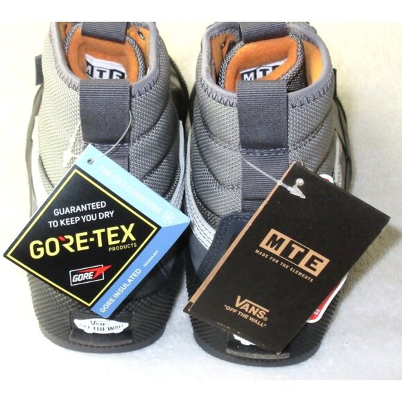 Vans Women's Sk8-Hi MTE-3 Stealth Black Asphalt Grey Waterproof Boots Size 8.5 - Picture 5 of 6